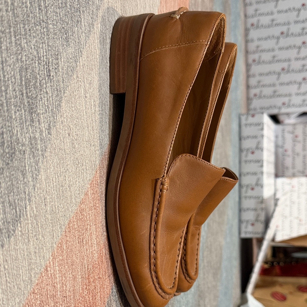 Everlane Tan Leather Loafers - Picture 3 of 4